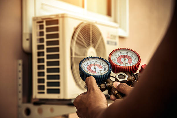 Professional Hvac Installation technician working in Midland, NC